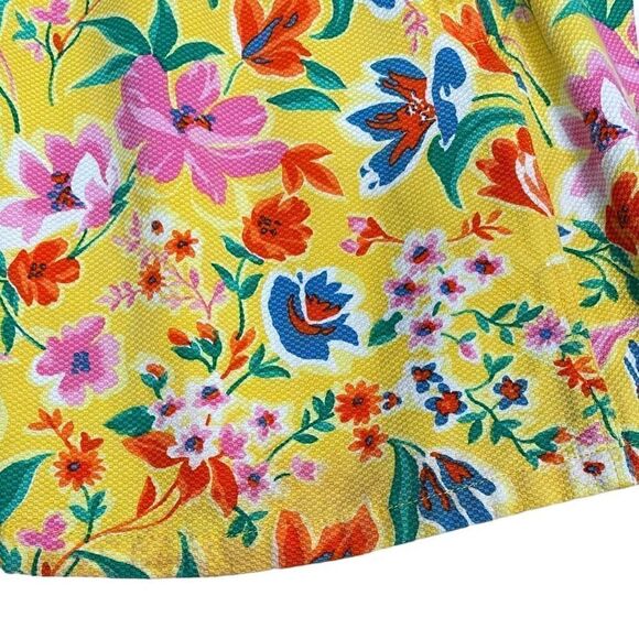 Tommy Hilfiger Women’s Size 14 Floral Yellow Pencil Straight Skirt Knee Length - Picture 10 of 15